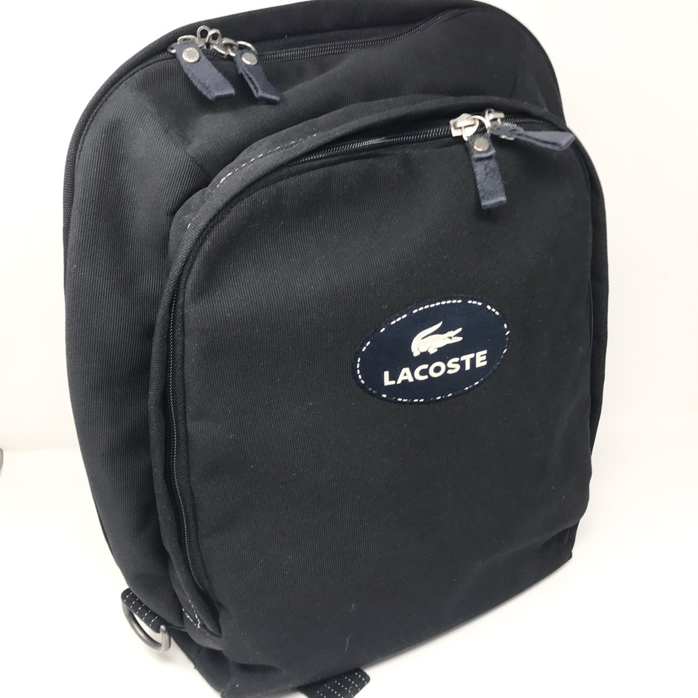 Vintage Lacoste Black Backpack